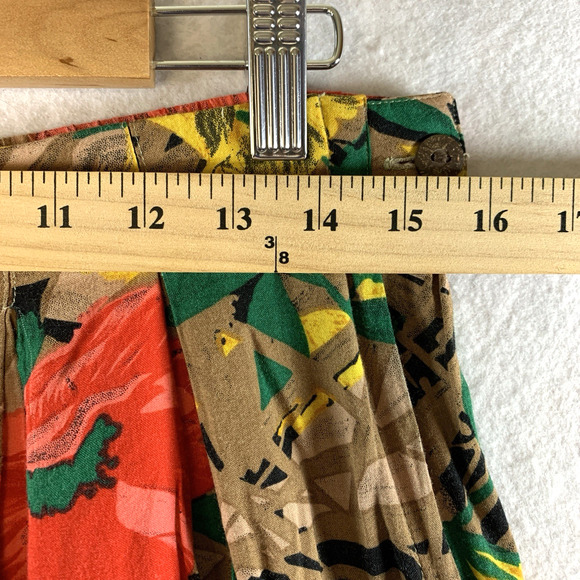 VTG Women 2 pc Set Tank Shorts Sz S Tropical Island Tiki Party Hawaiian Resort‎ - Picture 8 of 16